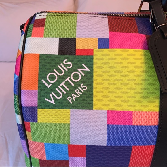 ❌SOLD❌Louis Vuitton Multicolor Bandouliere Keepall - Picture 8 of 10
